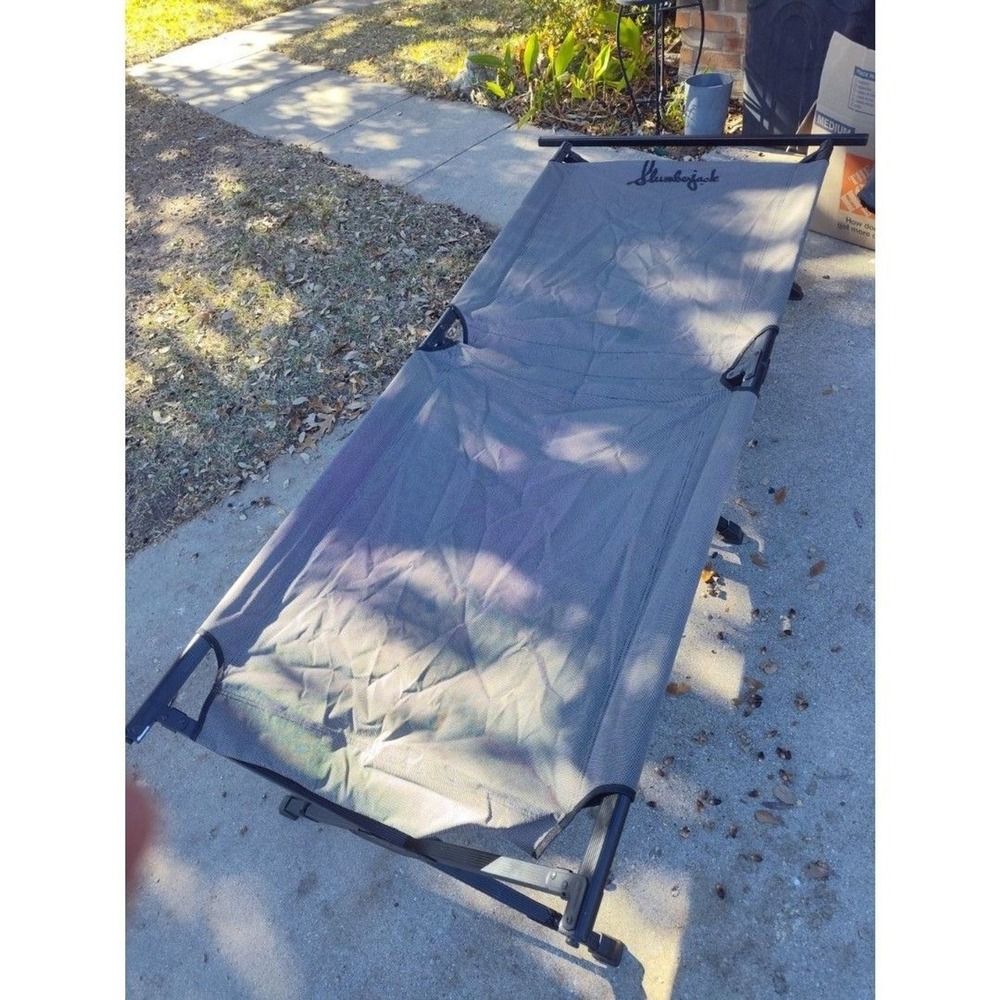 Slumberjack Camping Cot 325lbs Weight Capacity W/ Carrying Bag